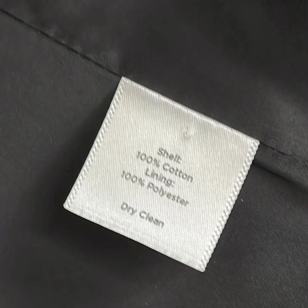 Talbots houndstooth cotton black white fully lined blazer jacket - Picture 5 of 17